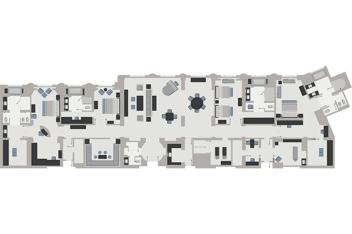 Chairman Suite four bedroom floor plan