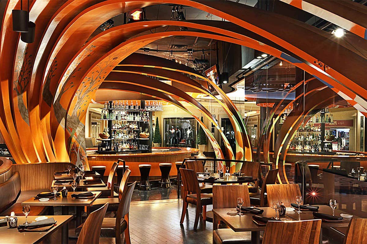 The interior of SUSHISAMBA