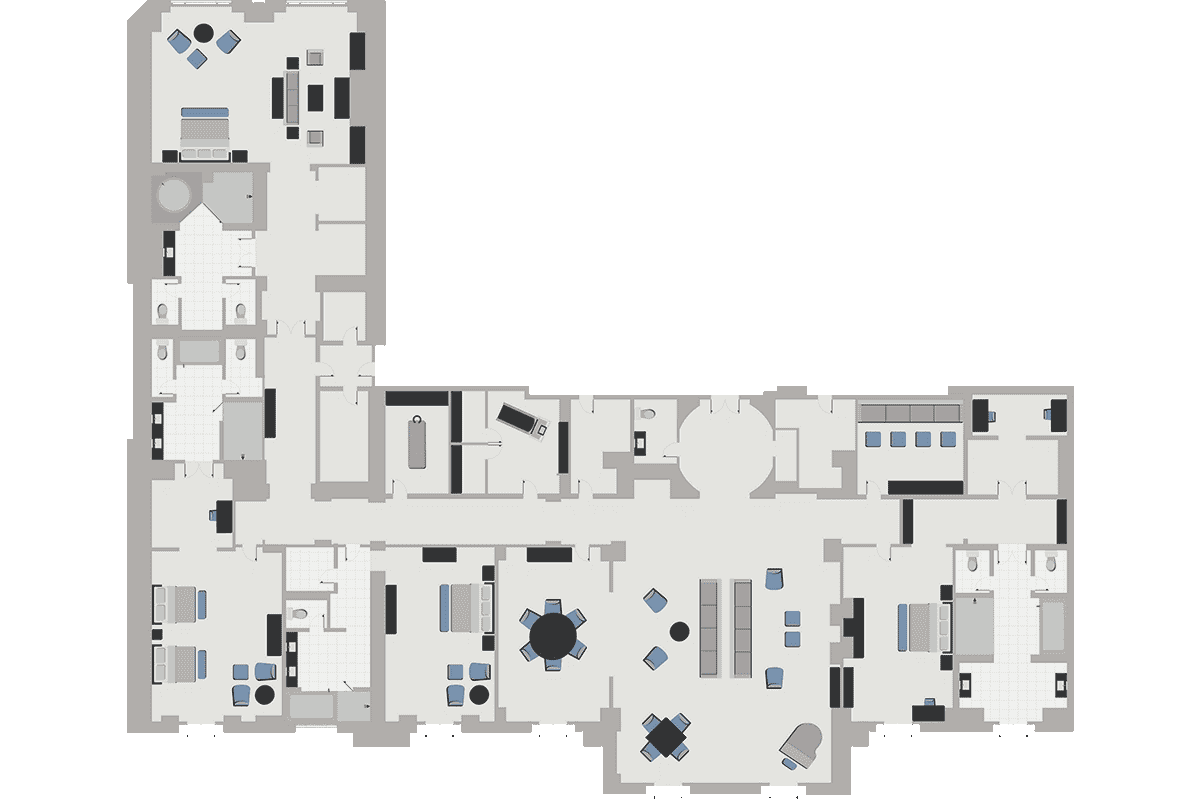 Chairman 4 bedroom suite floor plan