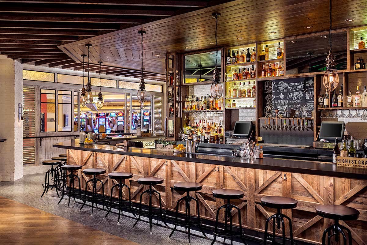 Interior of the Yardbird restaurant.