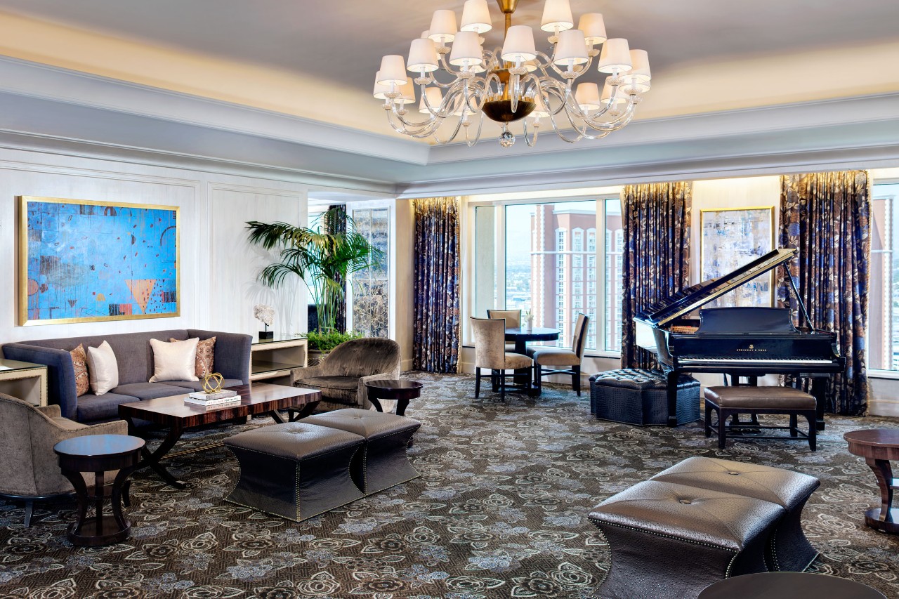 Main prestige room with grand piano