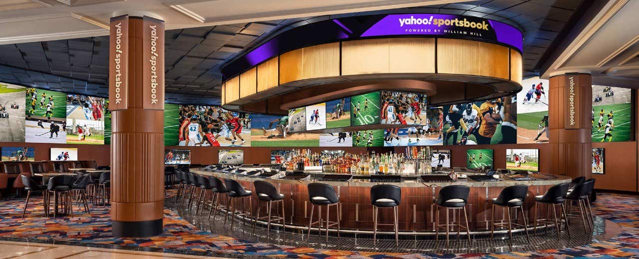 Yahoo Sportsbook premium bar at The Venetian Resort