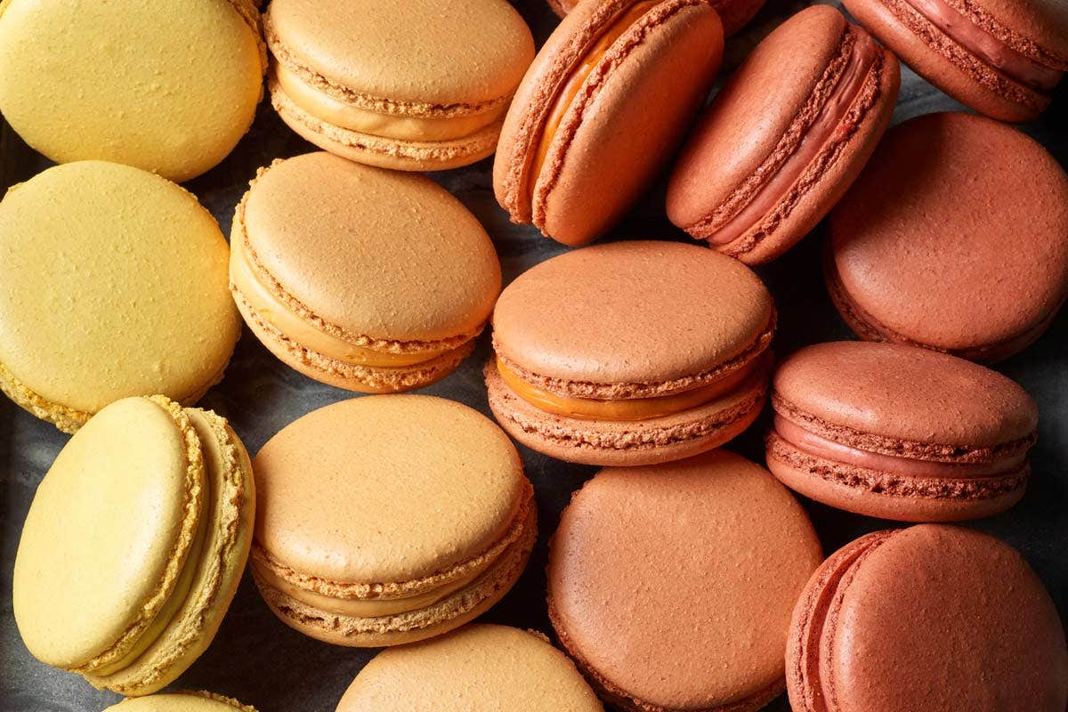 Assorted macarons