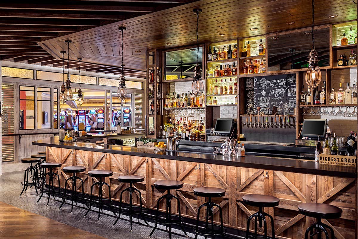 bar area at Yardbird