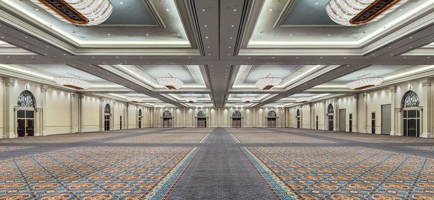 Interior of the Venetian ballroom at the Venetian Resort