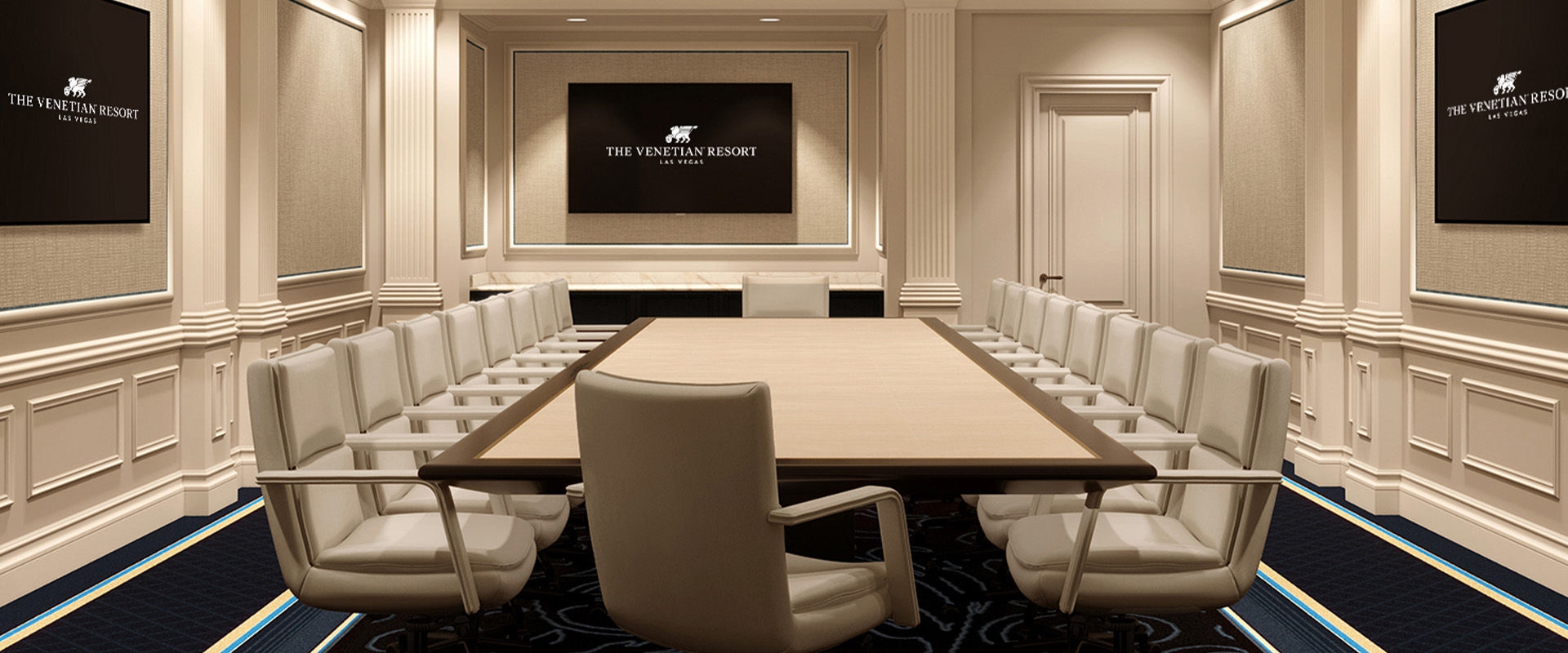 Renovated boardroom at the Venetian Expo