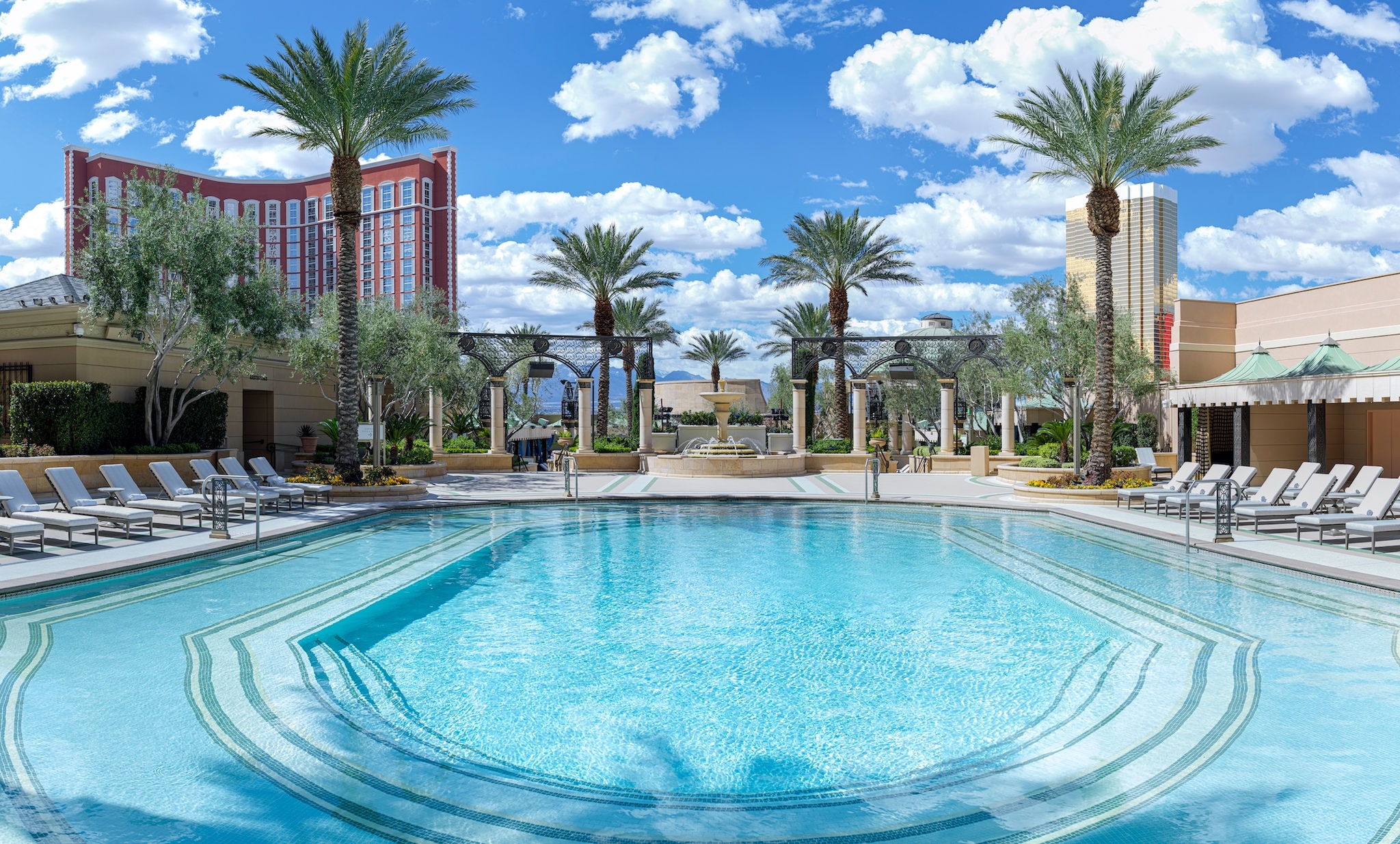 The Palazzo pool deck