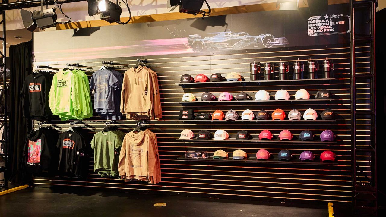 Las Vegas F1 pop-up shop opens at at The Venetiann the Strip, Formula 1, Sports