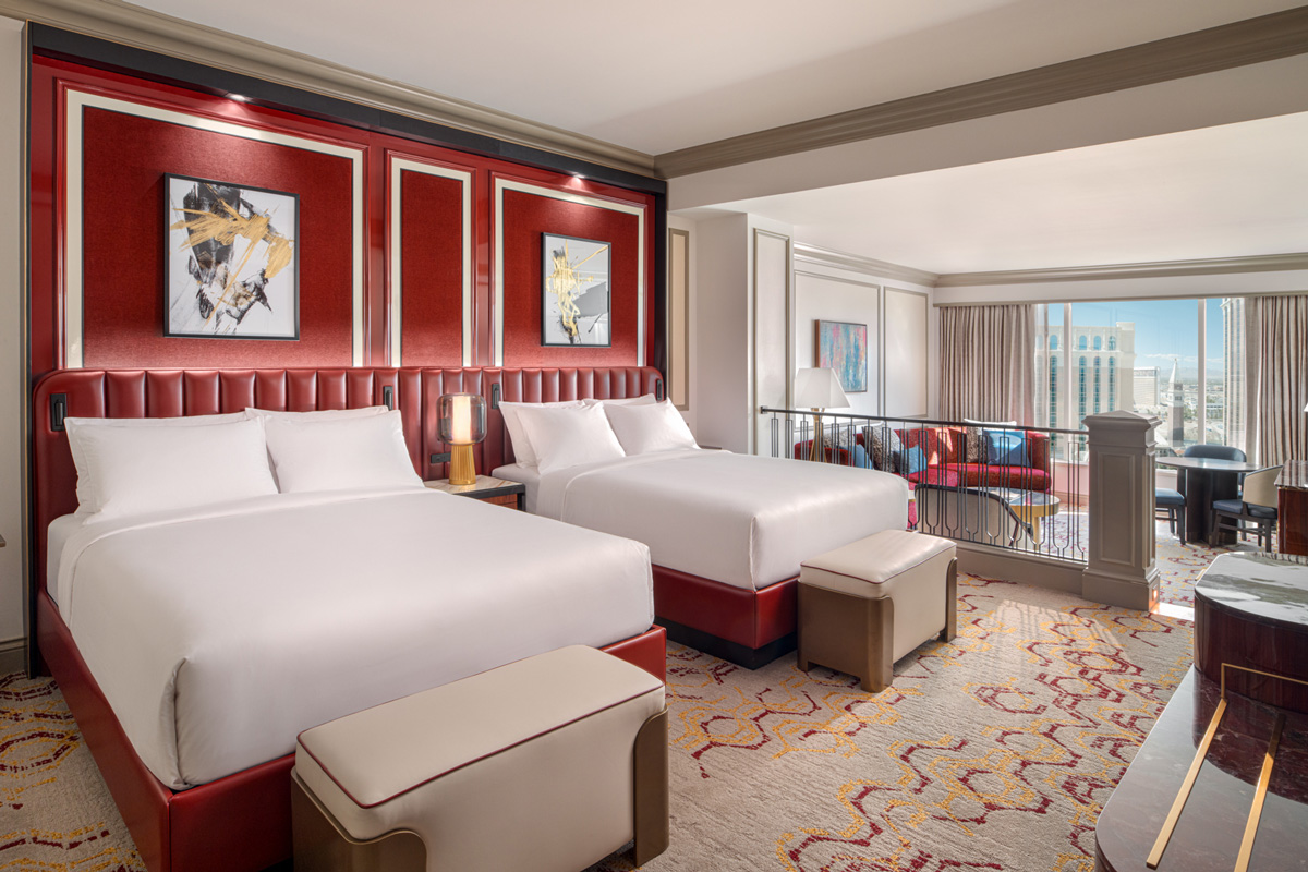 Newly Remodeled Two Queen Suite at The Venetian Resort Las Vegas